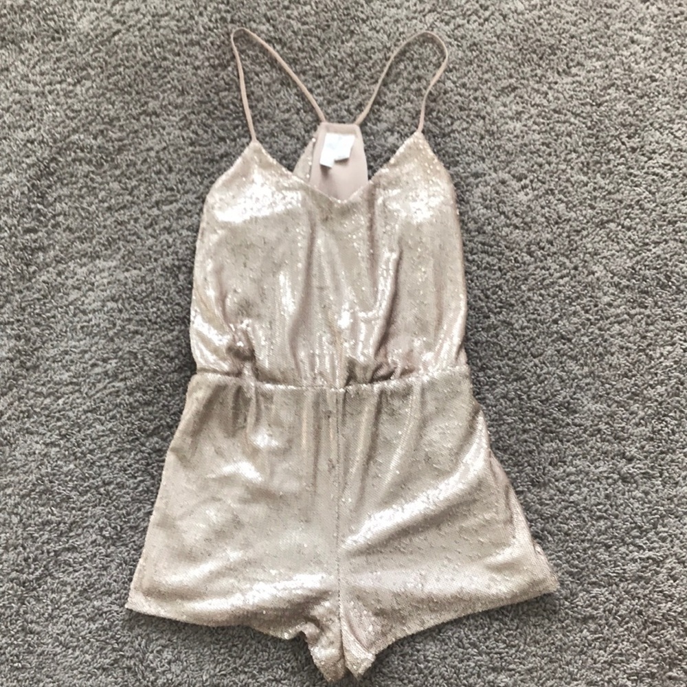 Sequined romper
